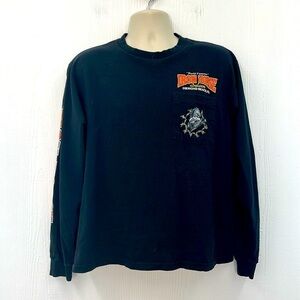 Jensen - 2006 Bike Week Iron Horse American Gothic Skeletons Long Sleeve T SZ L